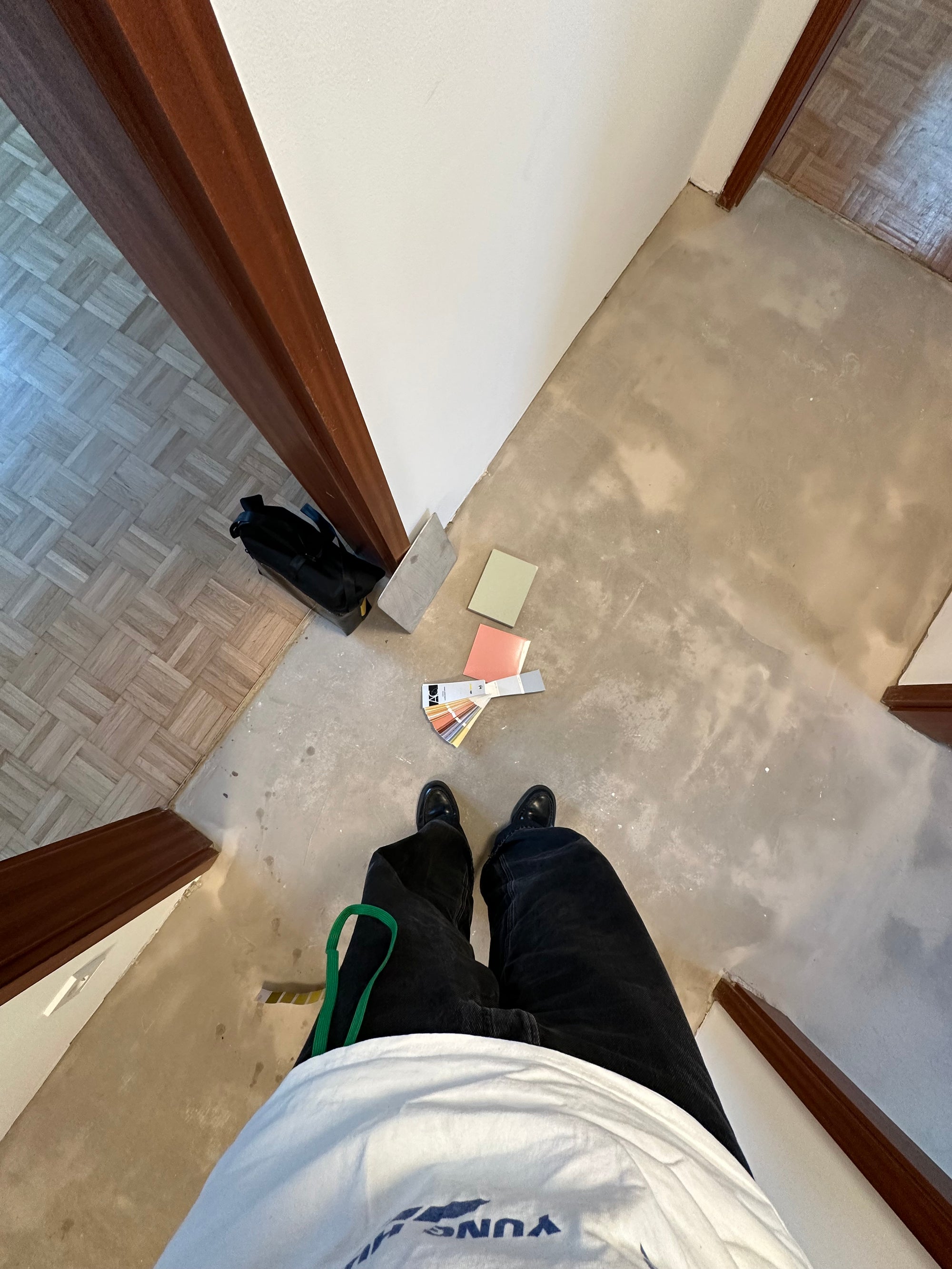 Baustellenfoto Bemusterung